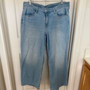 Old Navy High-Rise Wow Wide Leg Jeans - Light Blue